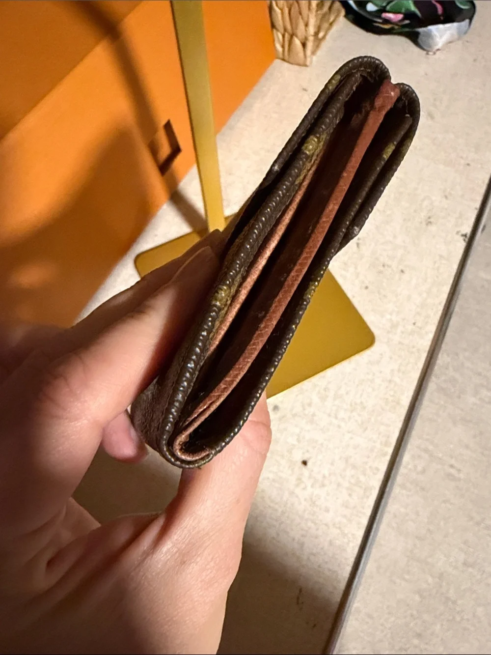 Louis Vuitton Brown Monogram Envelope Wallet